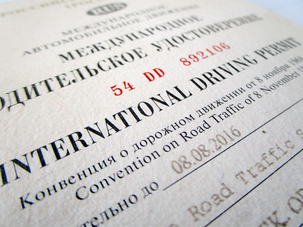 le permis de conduire international